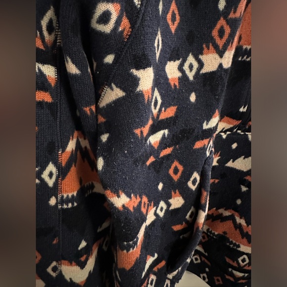 Columbia Quarter Zip patterned fleece sweatshirt - Picture 3 of 6